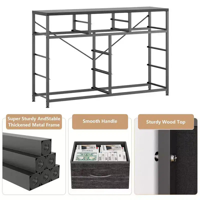 10 Drawers Fabric Dressers for Bedroom, Modern Chest of Drawers