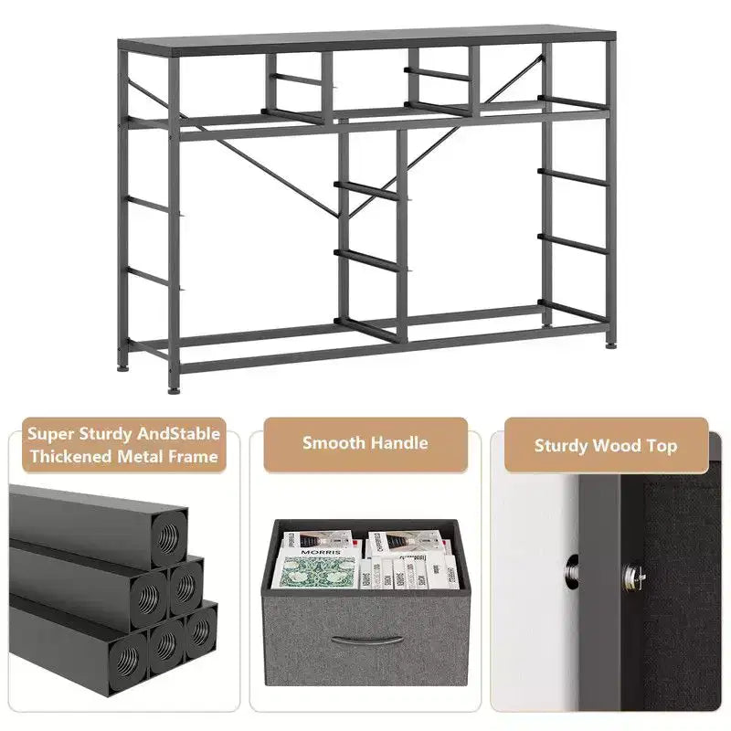10 Drawers Fabric Dressers for Bedroom, Modern Chest of Drawers
