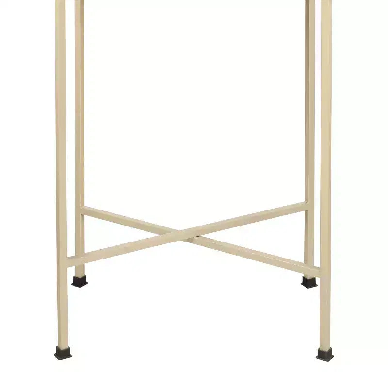 26.25" Industrial Metal Foldable Rectangular End Table & Side Table with Removable Tray Top
