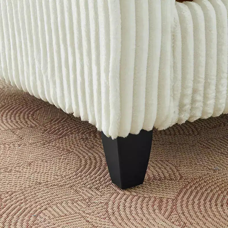 Plush Single-Seater Armchair with Soft Cushion, Backrest & Armrests, for Living Room & Bedroom