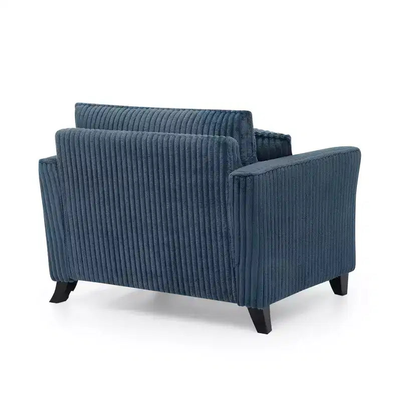 Plush Single-Seater Armchair with Soft Cushion, Backrest & Armrests, for Living Room & Bedroom