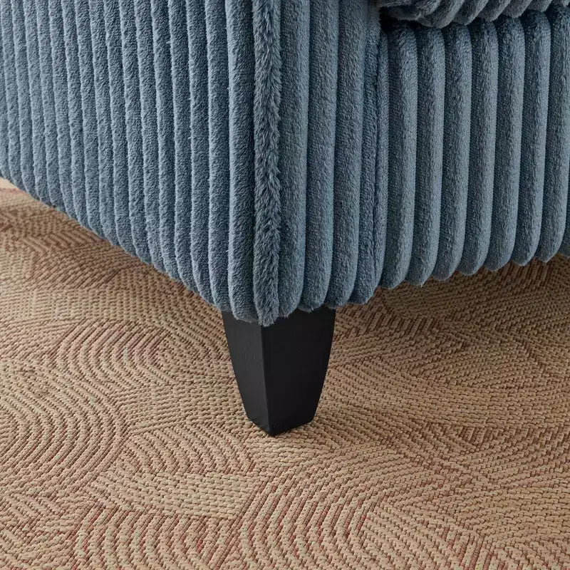 Plush Single-Seater Armchair with Soft Cushion, Backrest & Armrests, for Living Room & Bedroom