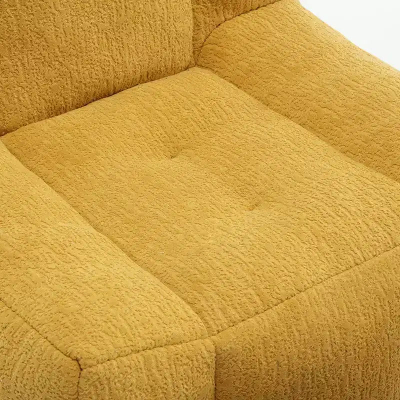 Bean Bag Chair Floor Chair with Memory Foam and Ottoman, Lazy Sofa for Reading Room, Living Room