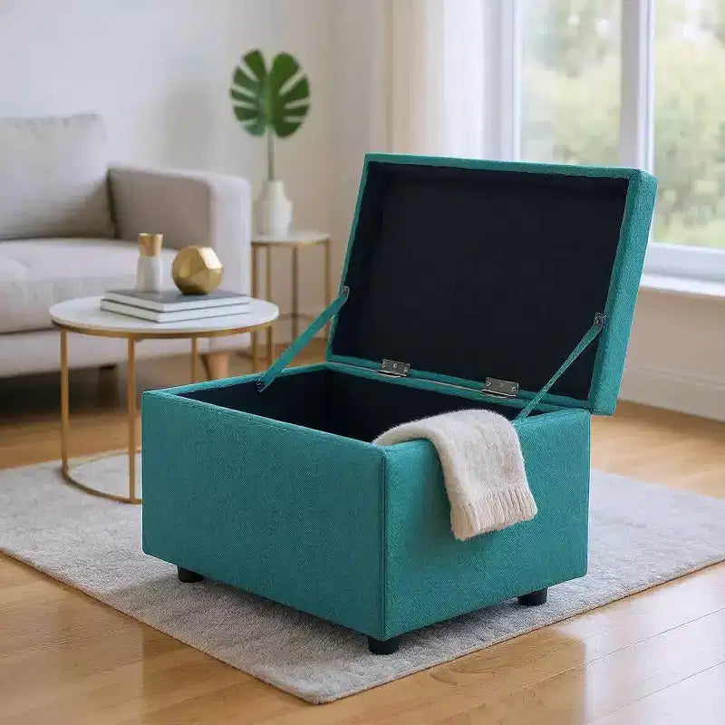 Multi-Functional Storage Stool, Seating & Storage in One, for Living Room, Entryway