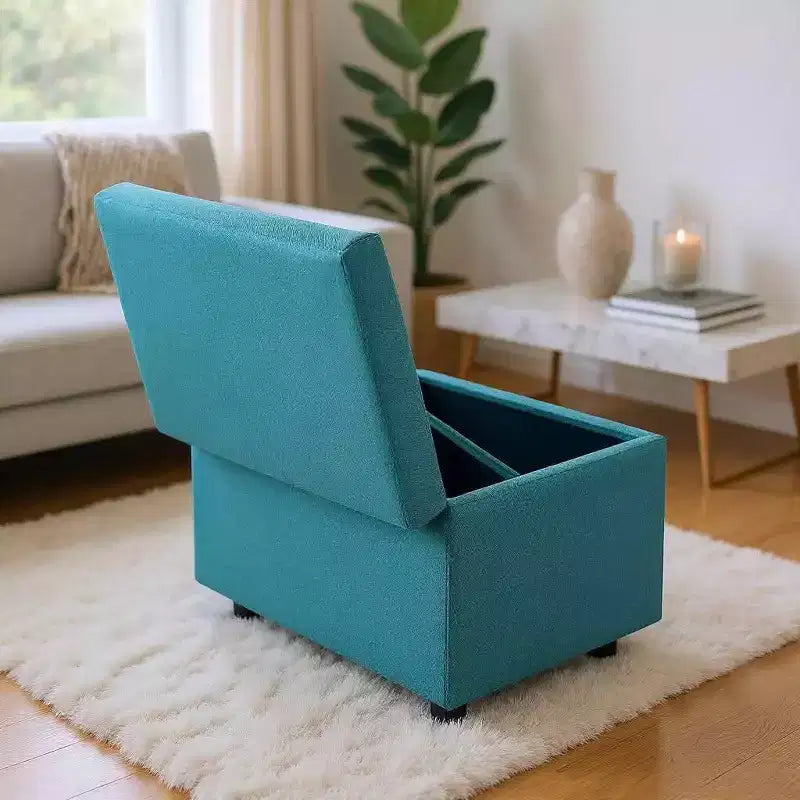 Multi-Functional Storage Stool, Seating & Storage in One, for Living Room, Entryway