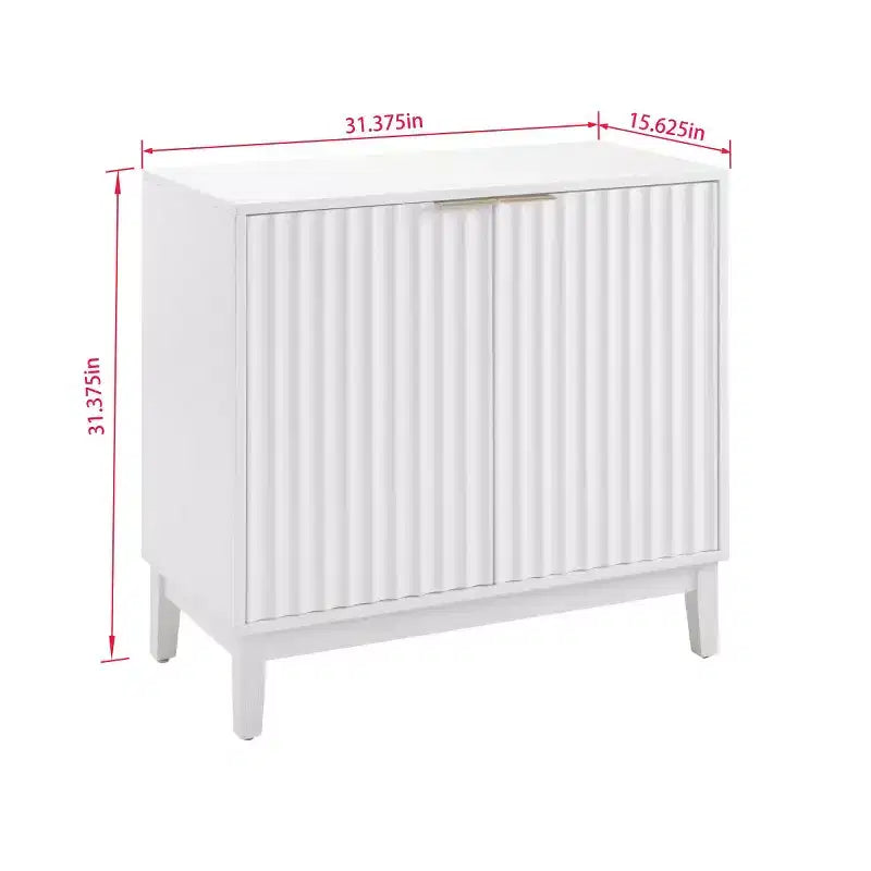 Small Accent Sideboard Cabinet, Compact Storage Cabinet for Kitchen, Dining Room, or Living Room