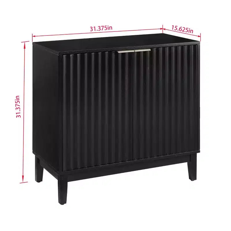 Small Accent Sideboard Cabinet, Compact Storage Cabinet for Kitchen, Dining Room, or Living Room