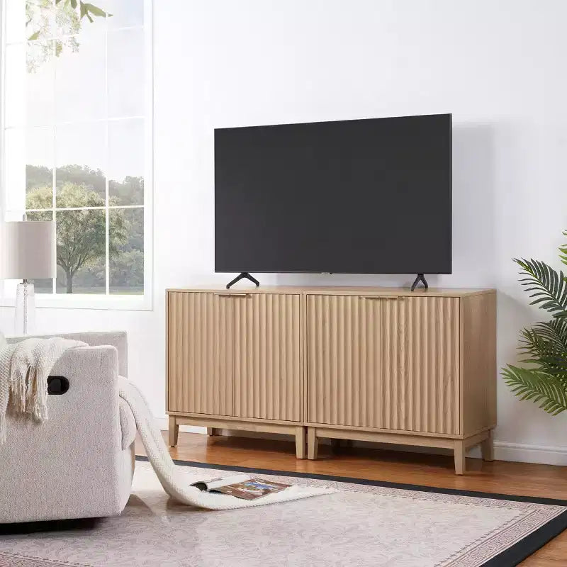 Small Accent Sideboard Cabinet, Compact Storage Cabinet for Kitchen, Dining Room, or Living Room