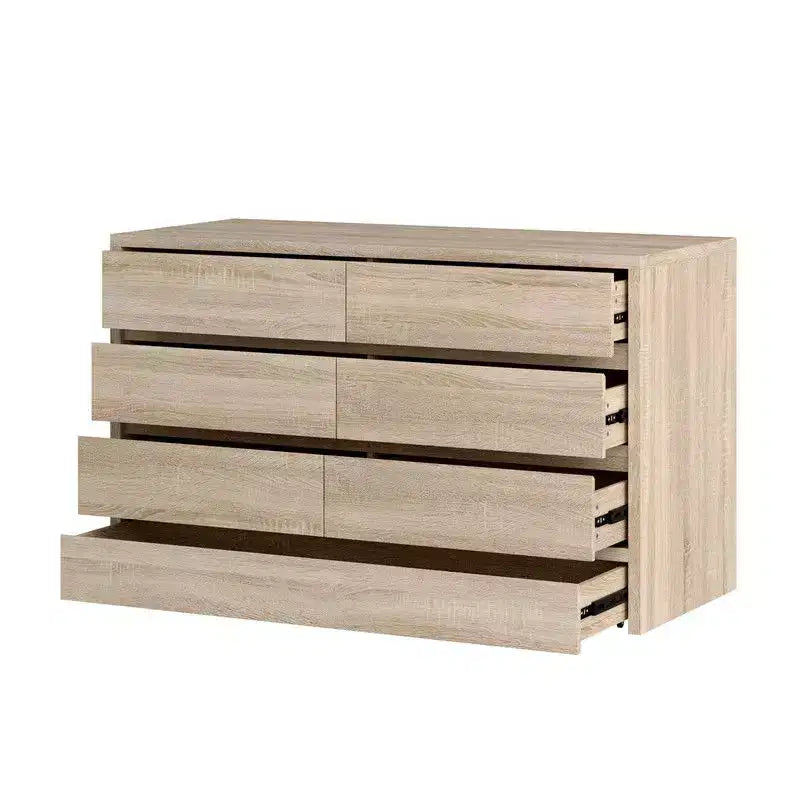 Rolling Storage Cabinet, 9-Drawer with Flip-Top Hidden Compartments & Foot-Activated Drawer, Living Room Organizer Dresser