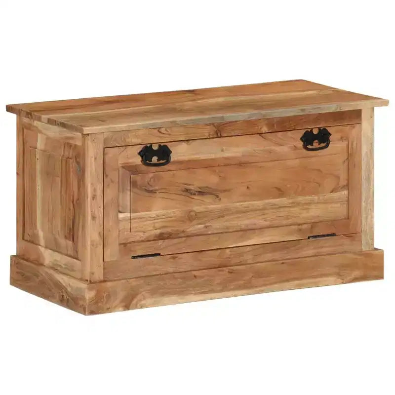 Shoe Storage Bench, Natural Solid Acacia Wood