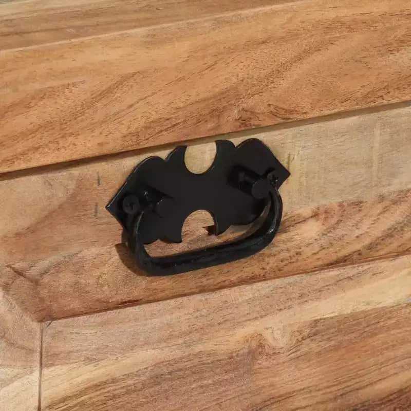 Shoe Storage Bench, Natural Solid Acacia Wood